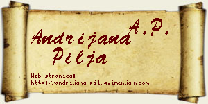 Andrijana Pilja vizit kartica